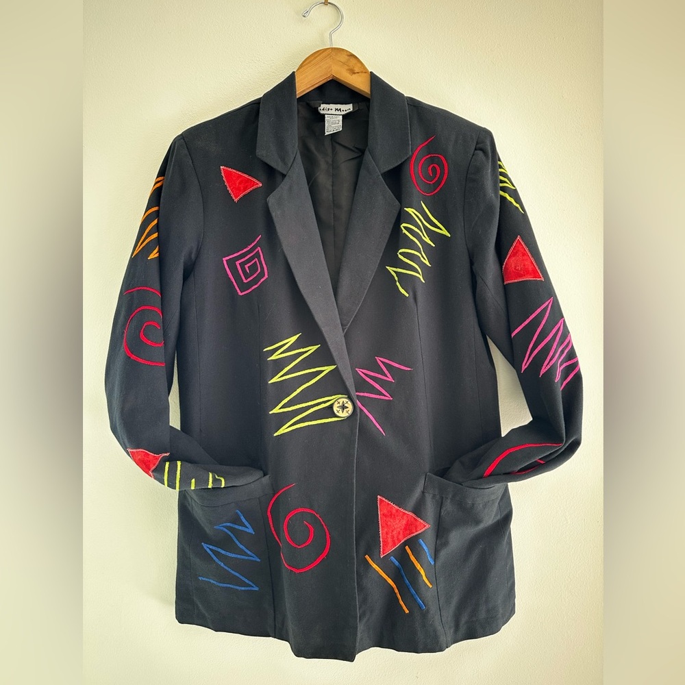 Vintage- Indigo Moon Ladies Blazer